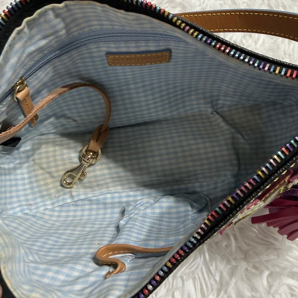 y2k DOONEY & BOURKE Vintage Lindsey Lohan " 1 " Limited Edition Shoulder bag - Picture 12 of 12